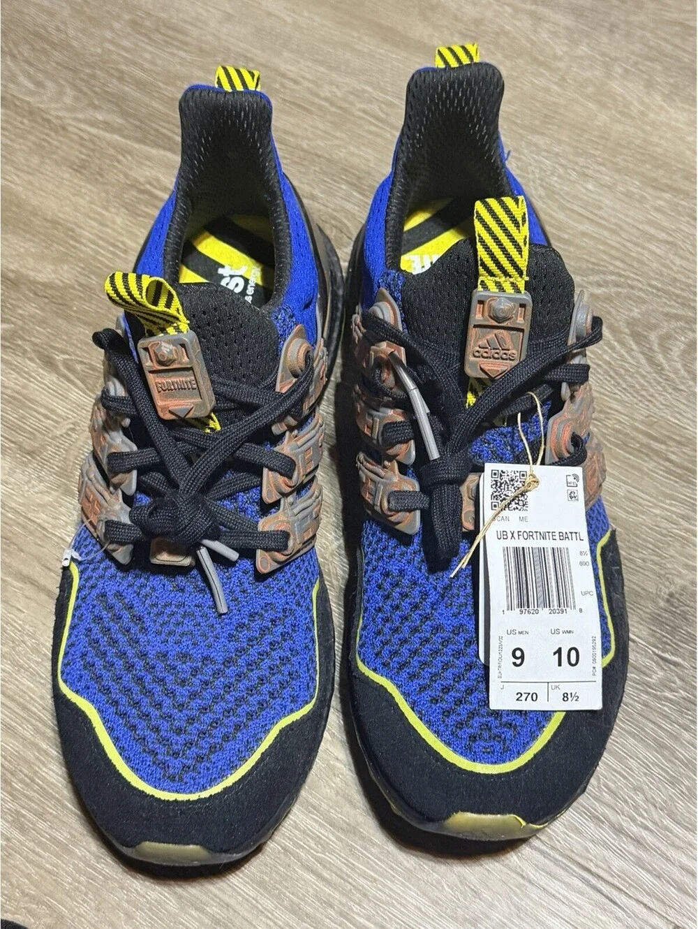Adidas x Fortnite UltraBoost 1.0 Battle Bus JQ0713 Blue (Men’s 9) No Box